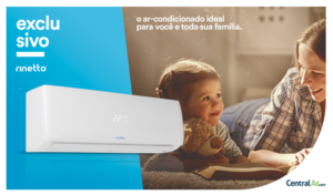 Rinetto: marca de ar-condicionado exclusiva CentralAr.com