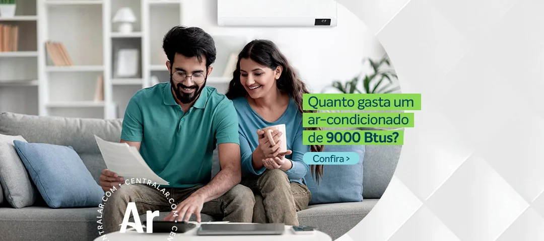 Quanto gasta um ar-condicionado de 9.000 BTUs?