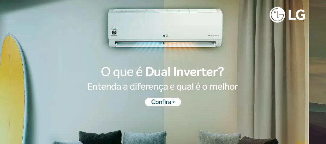 Ar-condicionado LG com tecnologia Dual Inverter