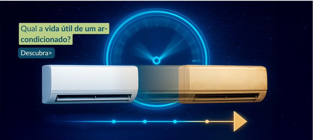 Linha do tempo - vida útil de um ar-condicionado