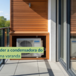 Como esconder a condensadora do ar-condicionado na varanda