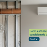 Como esconder a tubulação do ar-condicionado com gesso de forma prática e bonita