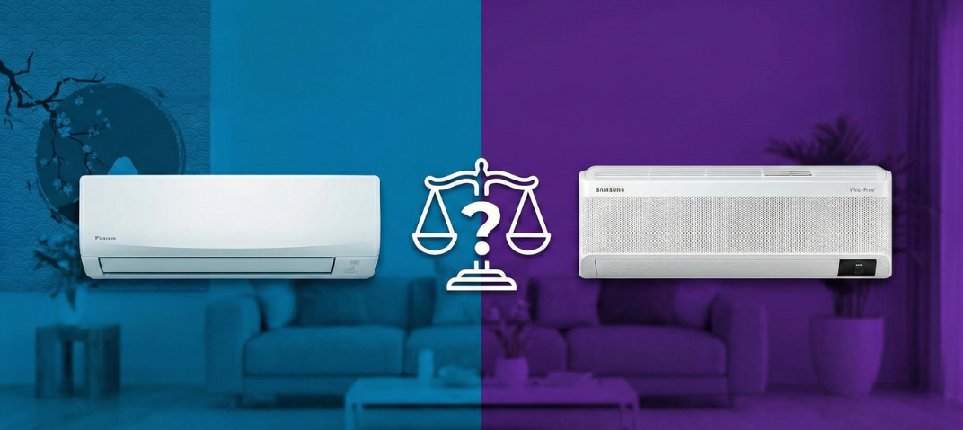 Batalha: Ar-condicionado Daikin ou Samsung