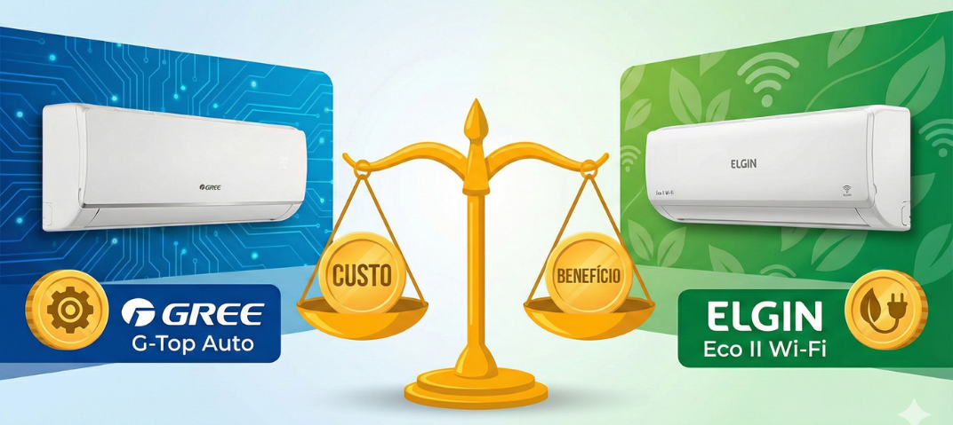 Ar-condicionado Gree ou Elgin, veja o comparativo