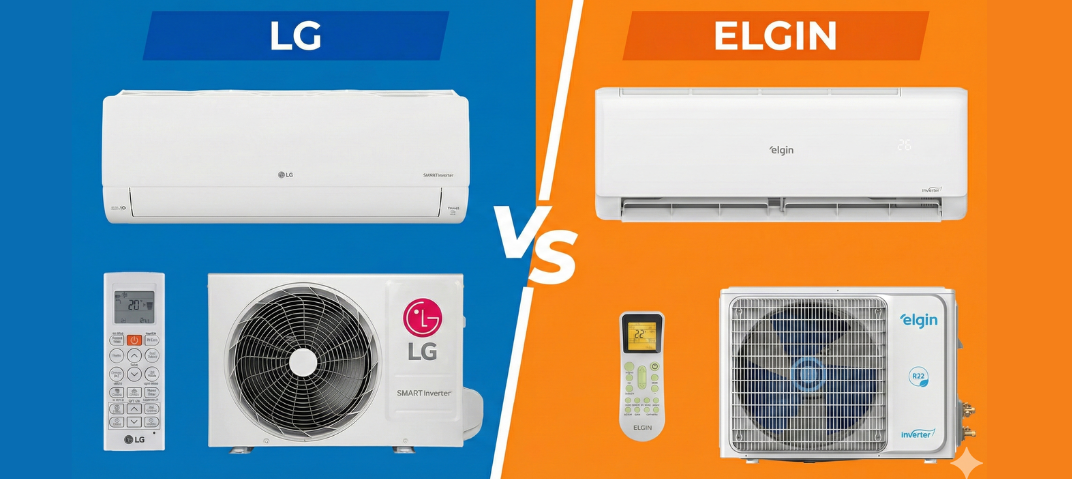 Comparativo: Ar-condicionado LG ou Elgin