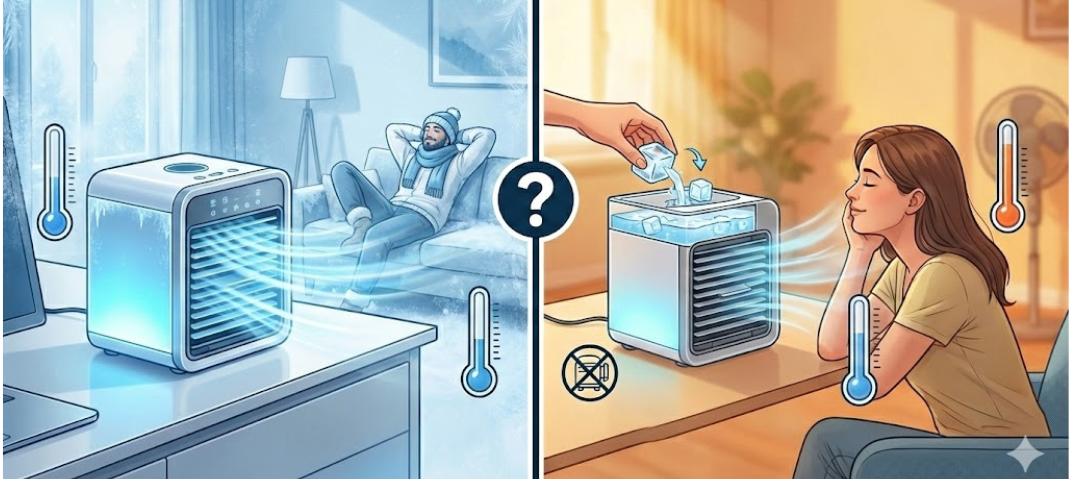 Mini ar-condicionado, será que funciona mesmo?