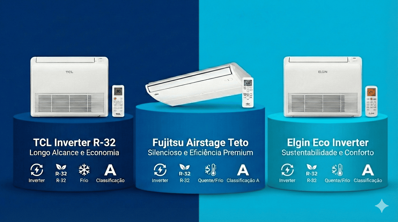 Qual o melhor ar-condicionado piso teto