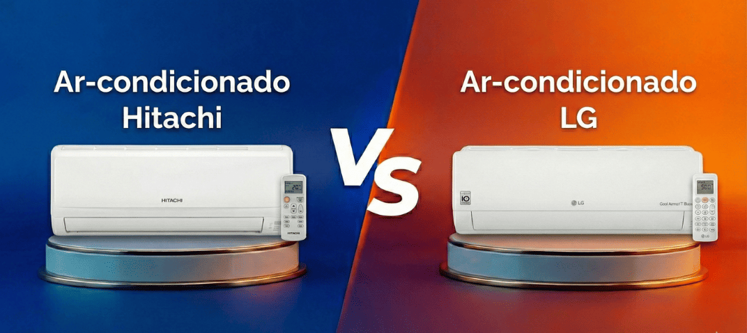 Ar-condicionado Hitachi ou LG