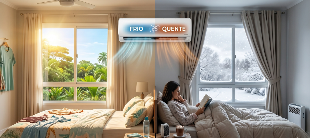 Melhor ar-condicionado quente e frio